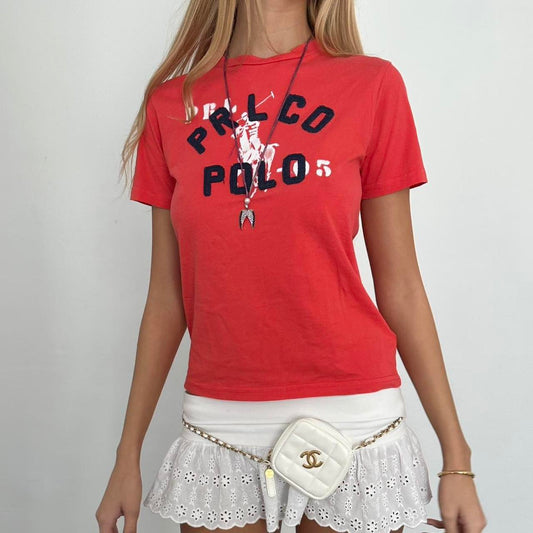 Vintage Polo Ralph Lauren red baby tee