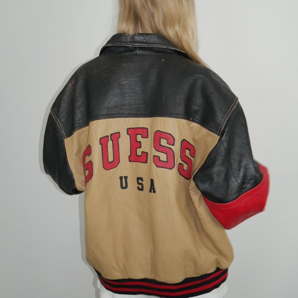 Vintage 90’s Guess leather jacket