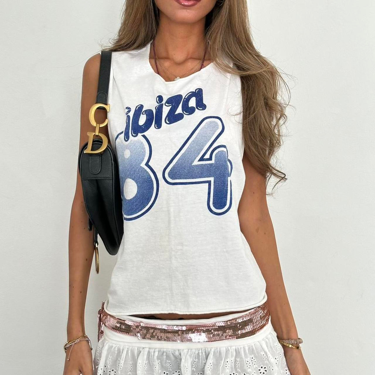 Vintage 90s rare Ibiza graphic top