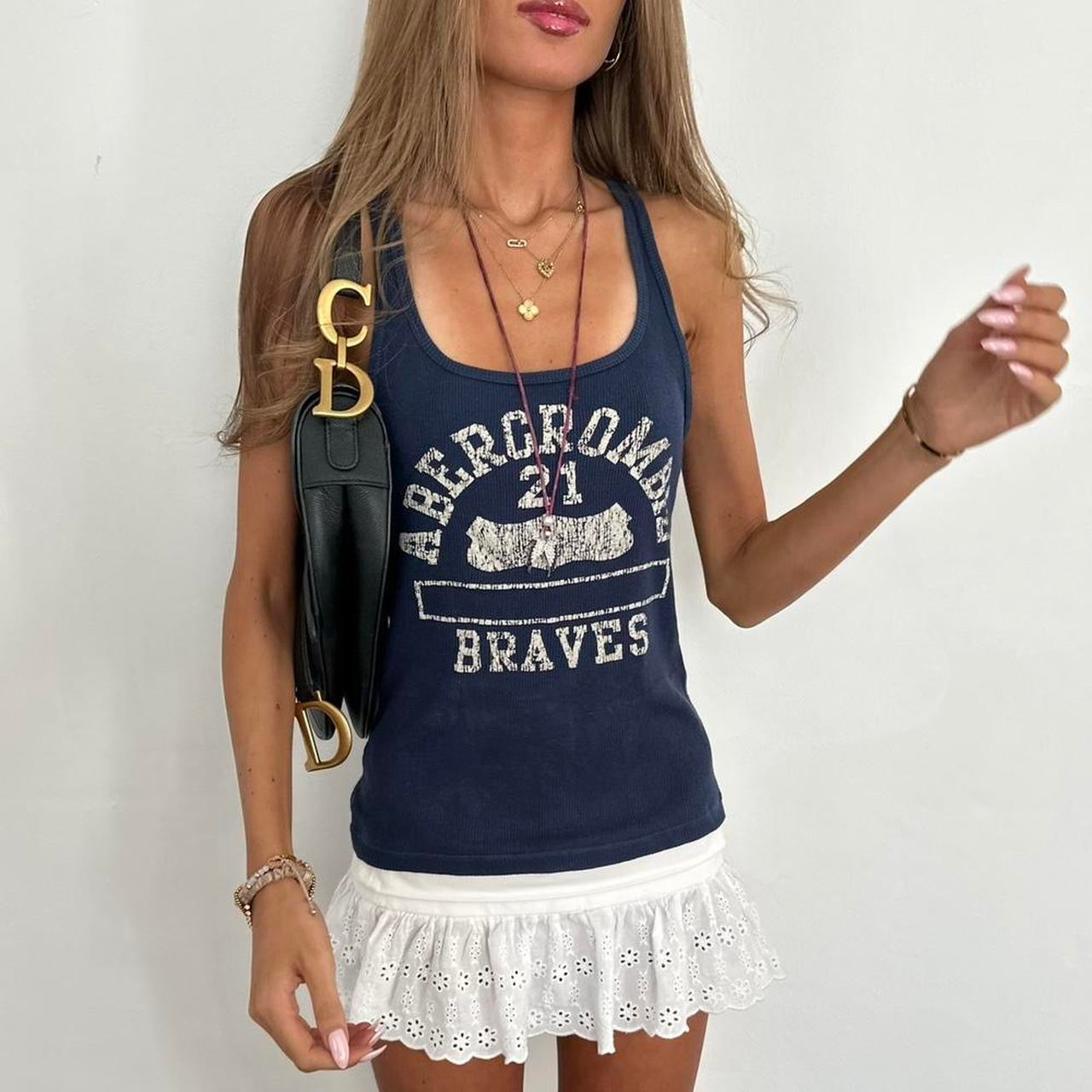 Vintage 2000’s Abercrombie & Fitch navy top