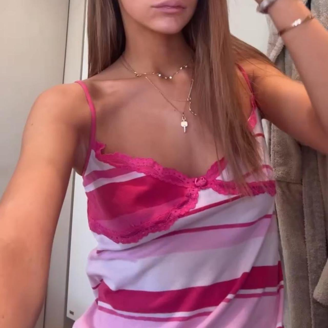 Vintage 2000’s Victoria’s Secret striped cami top