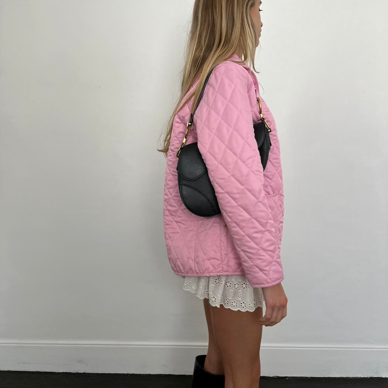 Vintage 2000’s pink Beverly Hills Polo Club quilted jacket