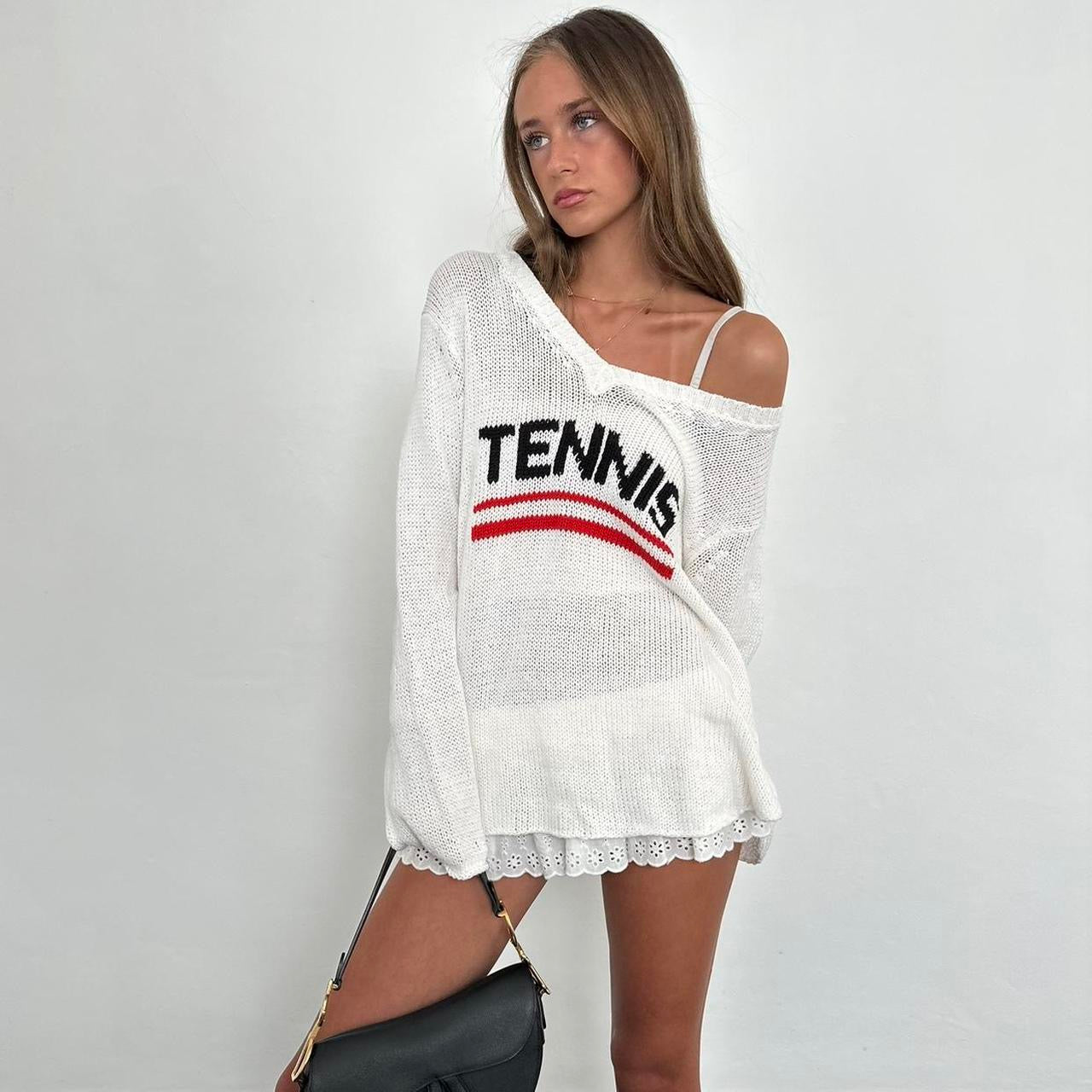 Vintage Tennis rare knitted sweater