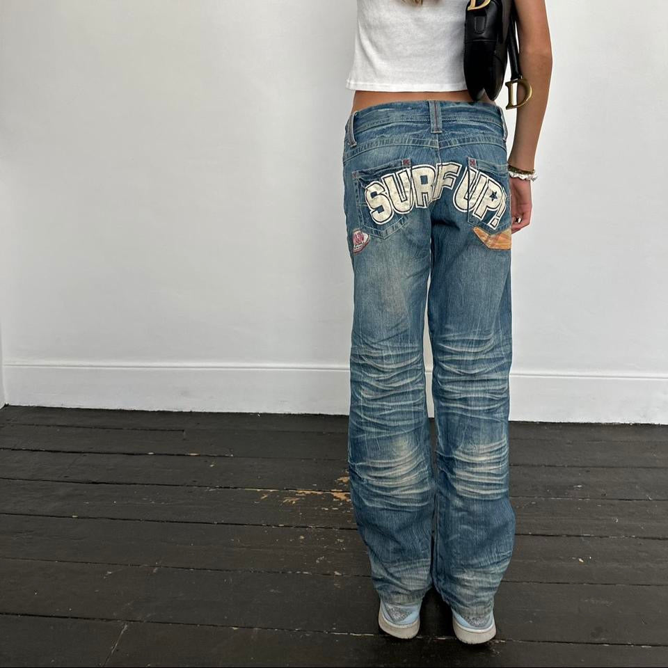 Vintage rare 90s surf up jeans