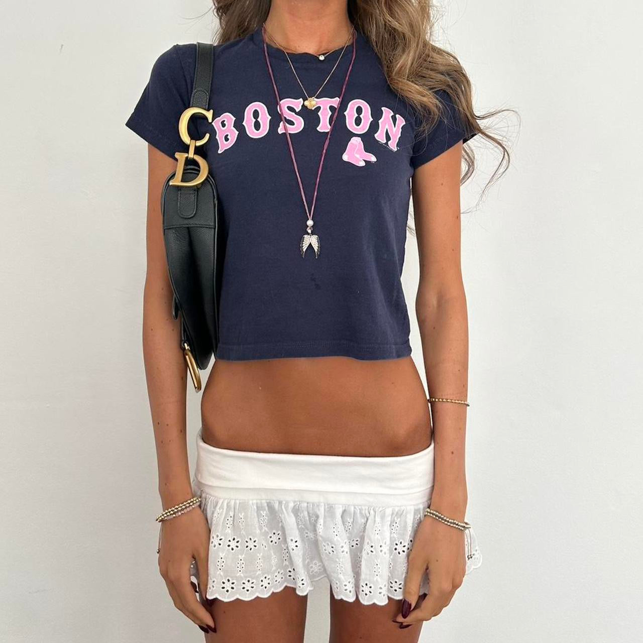 Vintage Boston graphic baby tee