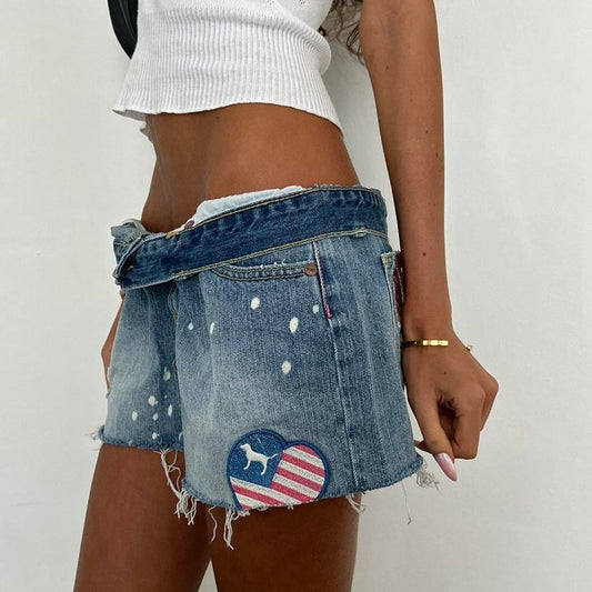 Vintage 90’s Victoria’s Secret denim mini skirt