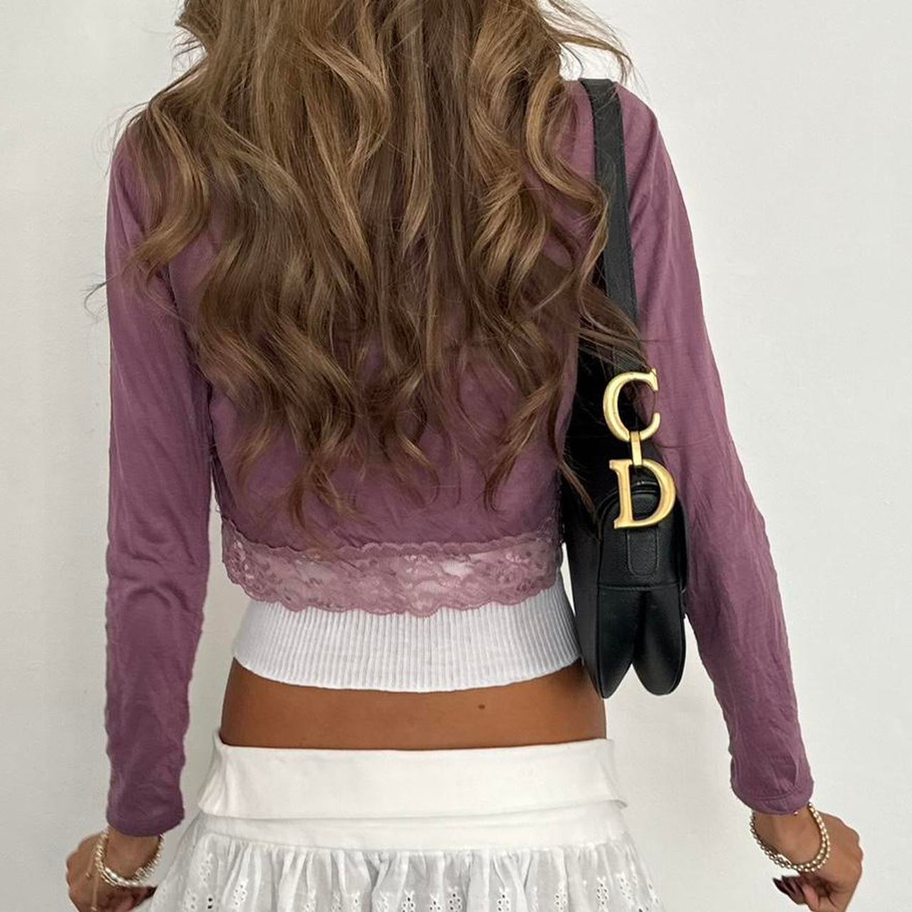 Vintage 2000s purple cardigan top