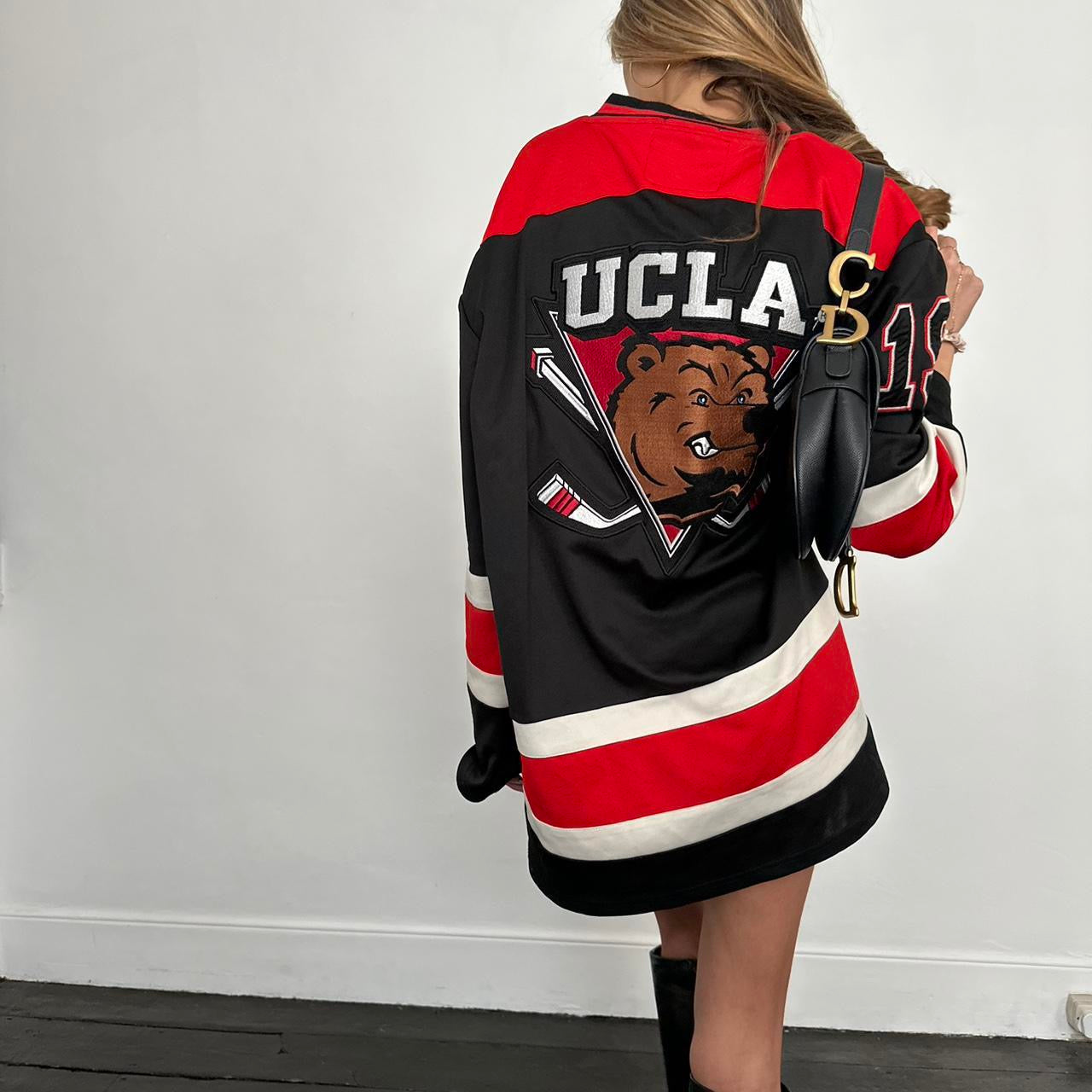 Vintage 2000’s UCLA black & red jersey