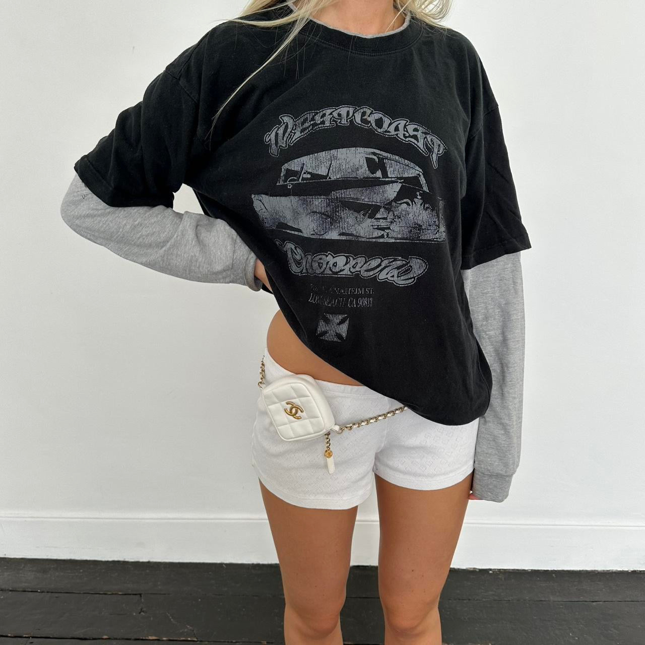 Vintage 2000’s west coast choppers double layered T-shirt