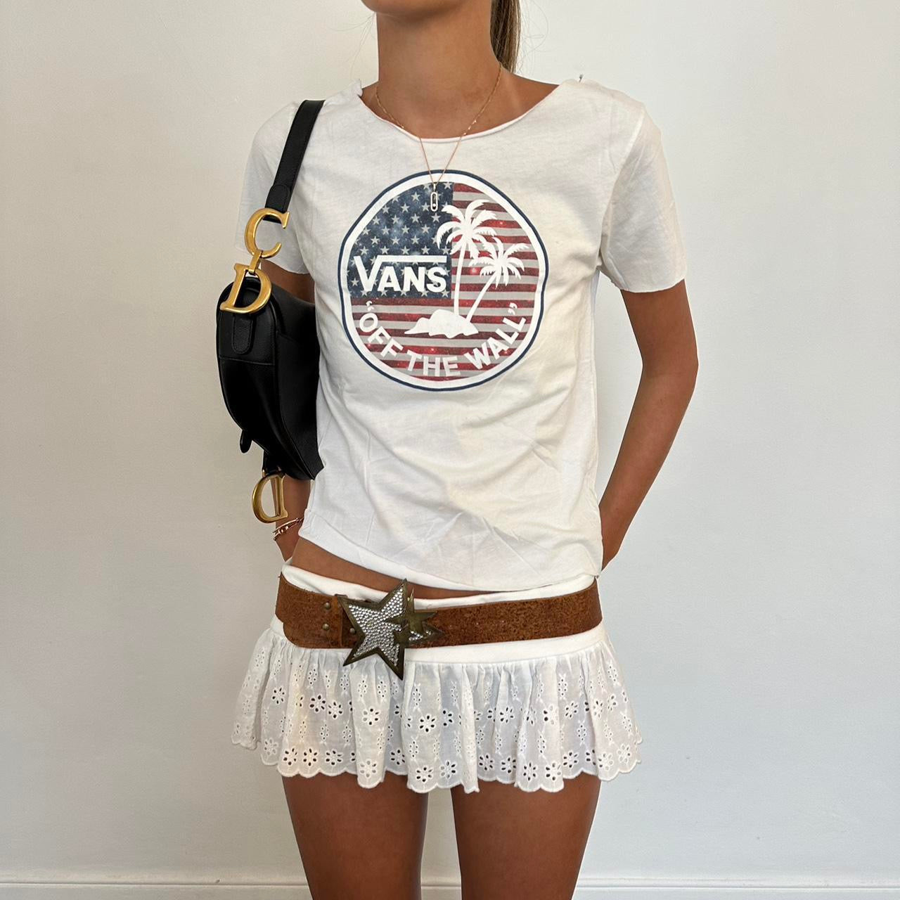 Vintage Vans white top