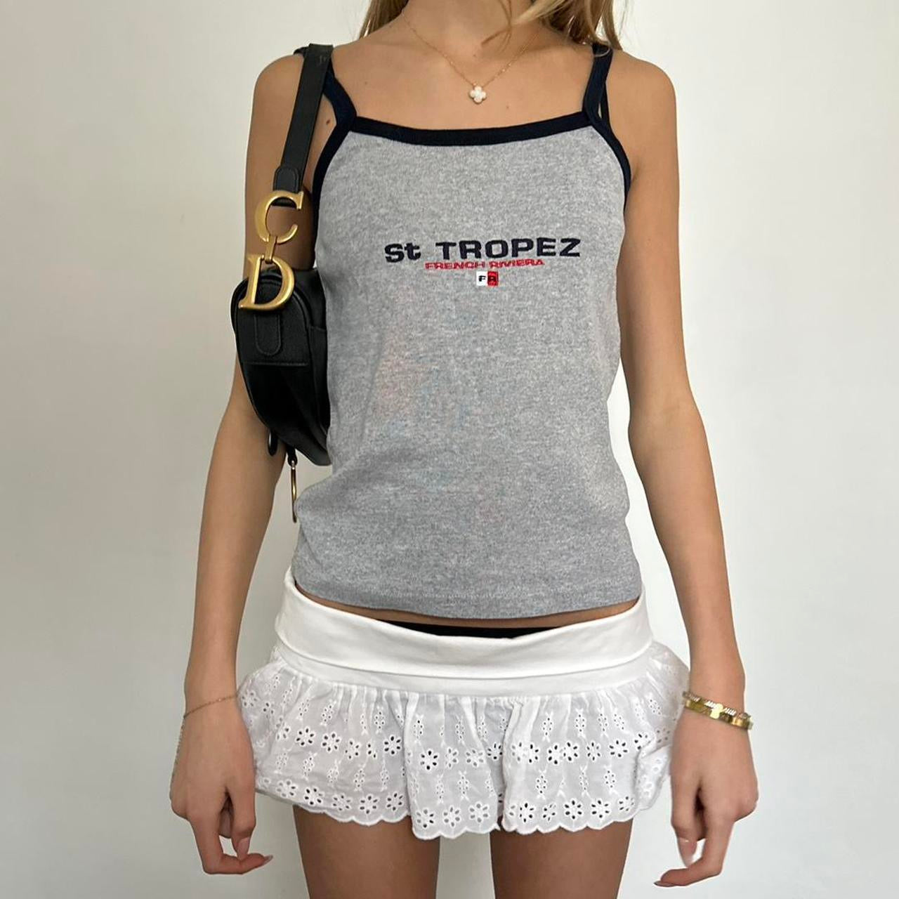 Vintage 2000’s St Tropez graphic tank top