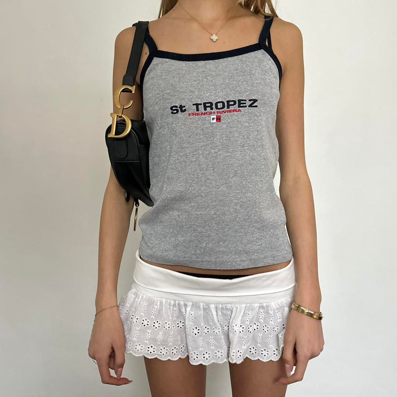 Vintage 2000’s St Tropez graphic tank top