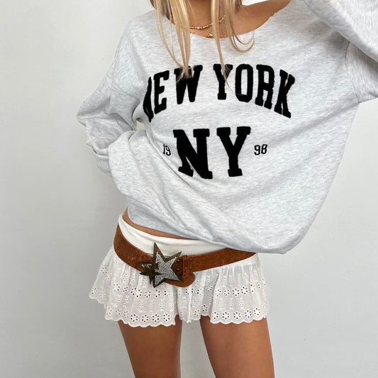 Vintage New York grey sweatshirt 🩵