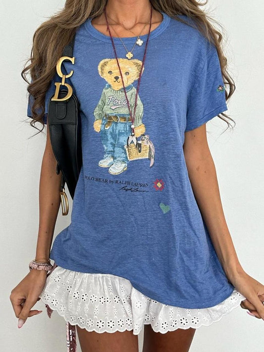 Vintage 00’s blue bear Polo Ralph Lauren top