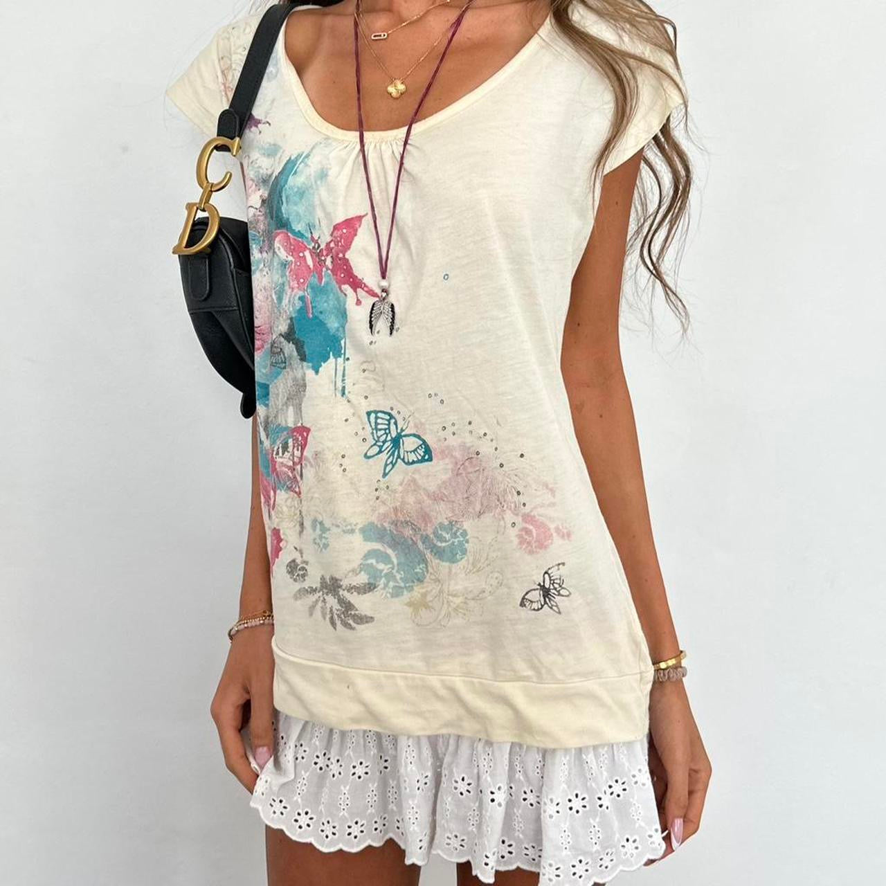 Vintage 2000s butterfly top