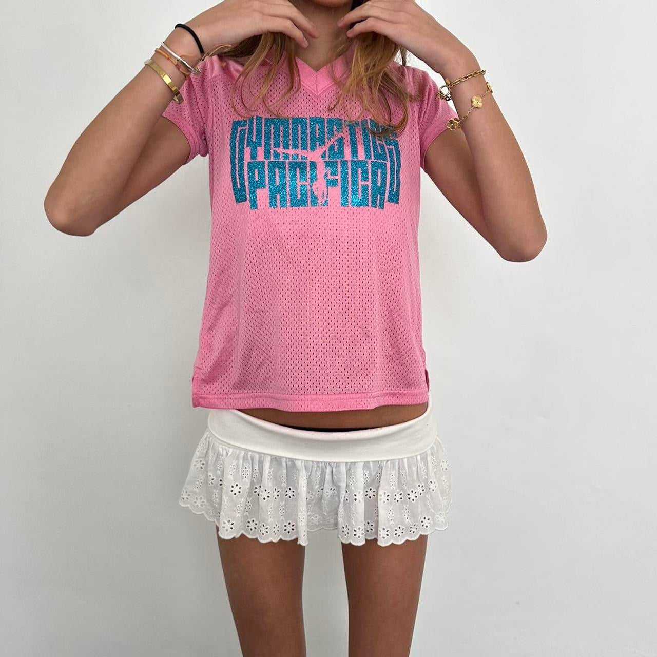 Vintage pink jersey top