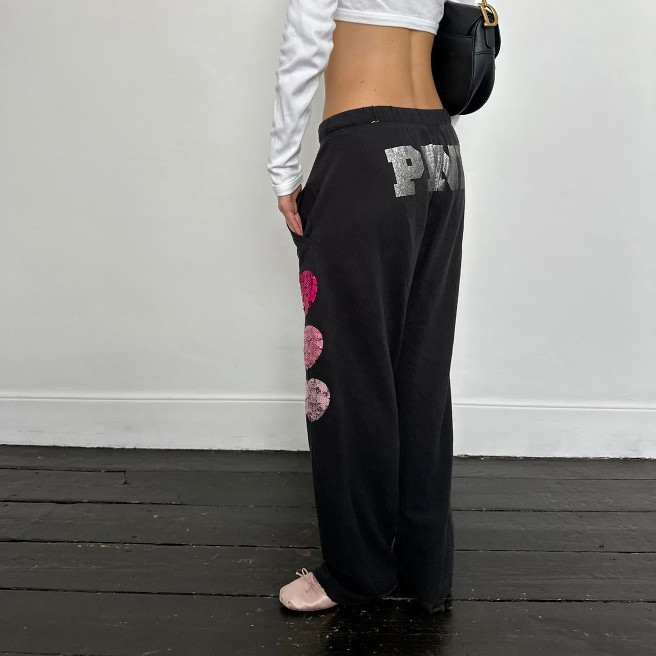Vintage 2000’s Victorias Secret sequin hearts sweatpants