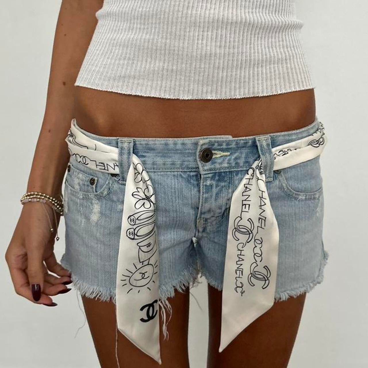 Vintage 2000’s Abercrombie low rise denim shorts