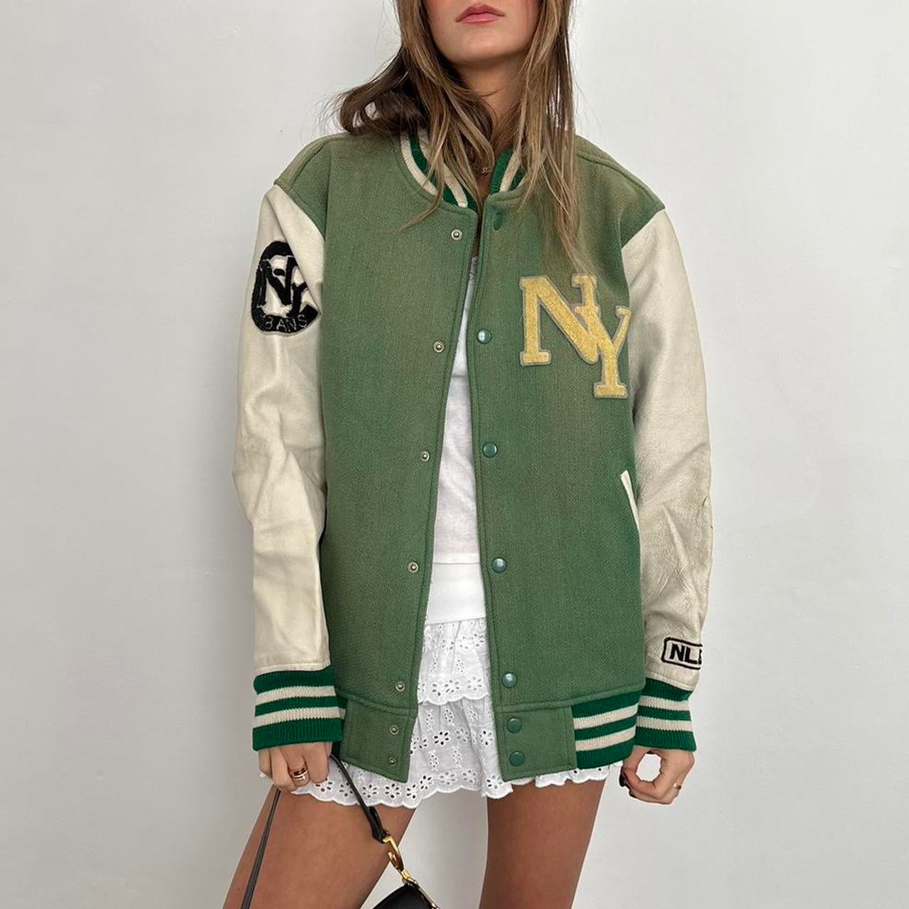 Vintage 80s green New York jacket