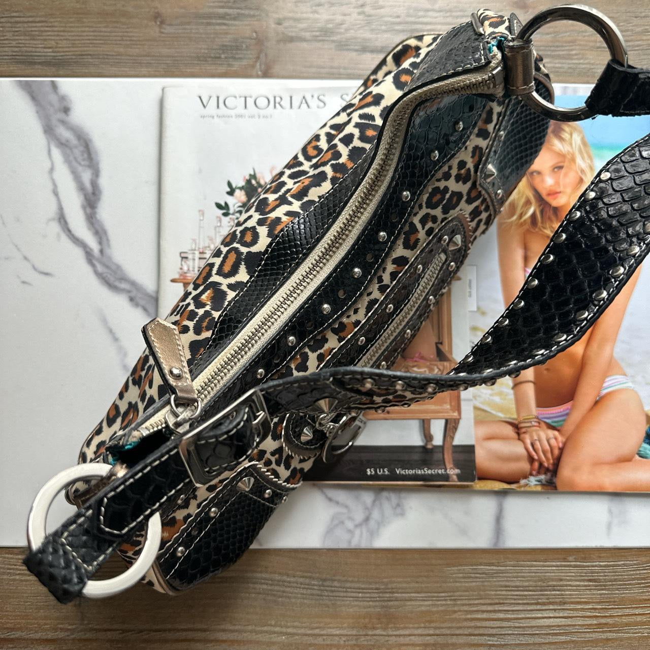 Vintage Leopard Print Crossbody Vintage Rare Guess Leopard Print