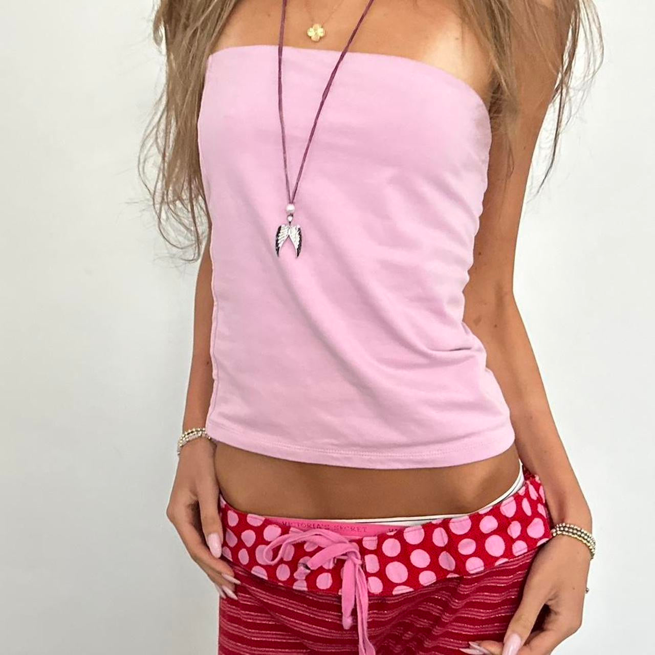 Vintage 2000’s pink strapless top