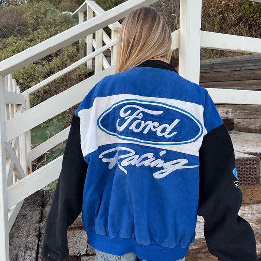 Vintage 90s Ford oversized jacket 🩵