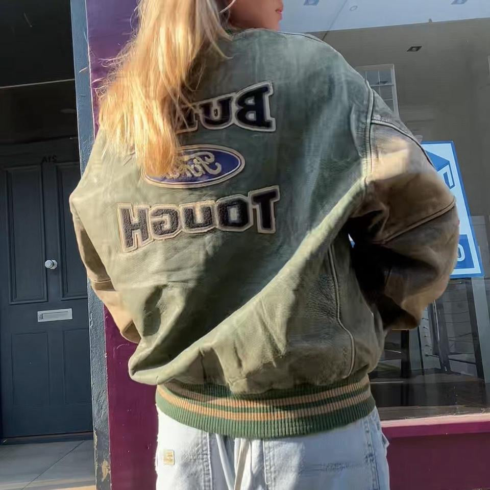 Vintage 90's Ford rare leather jacket – Chelsea Thrift