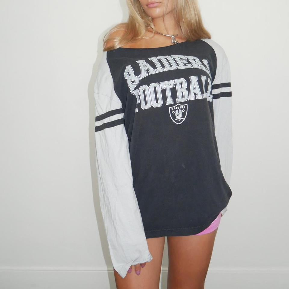 Vintage Raiders football team long sleeves top