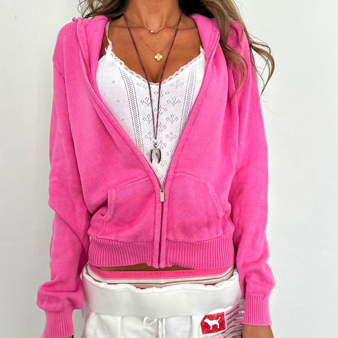 Vintage 2000’s Ralph Lauren pink hoodie