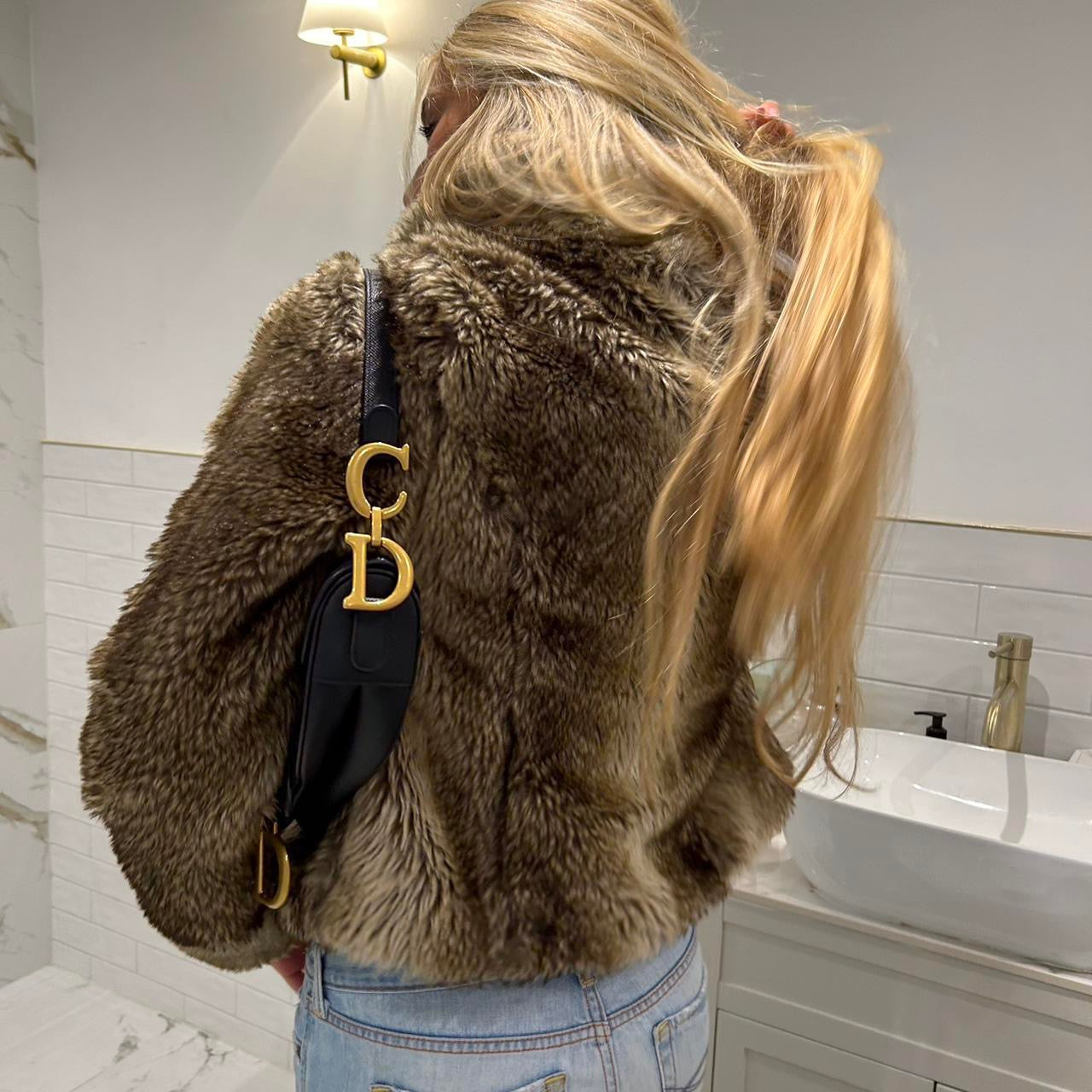 Vintage 2000’s faux fur jacket