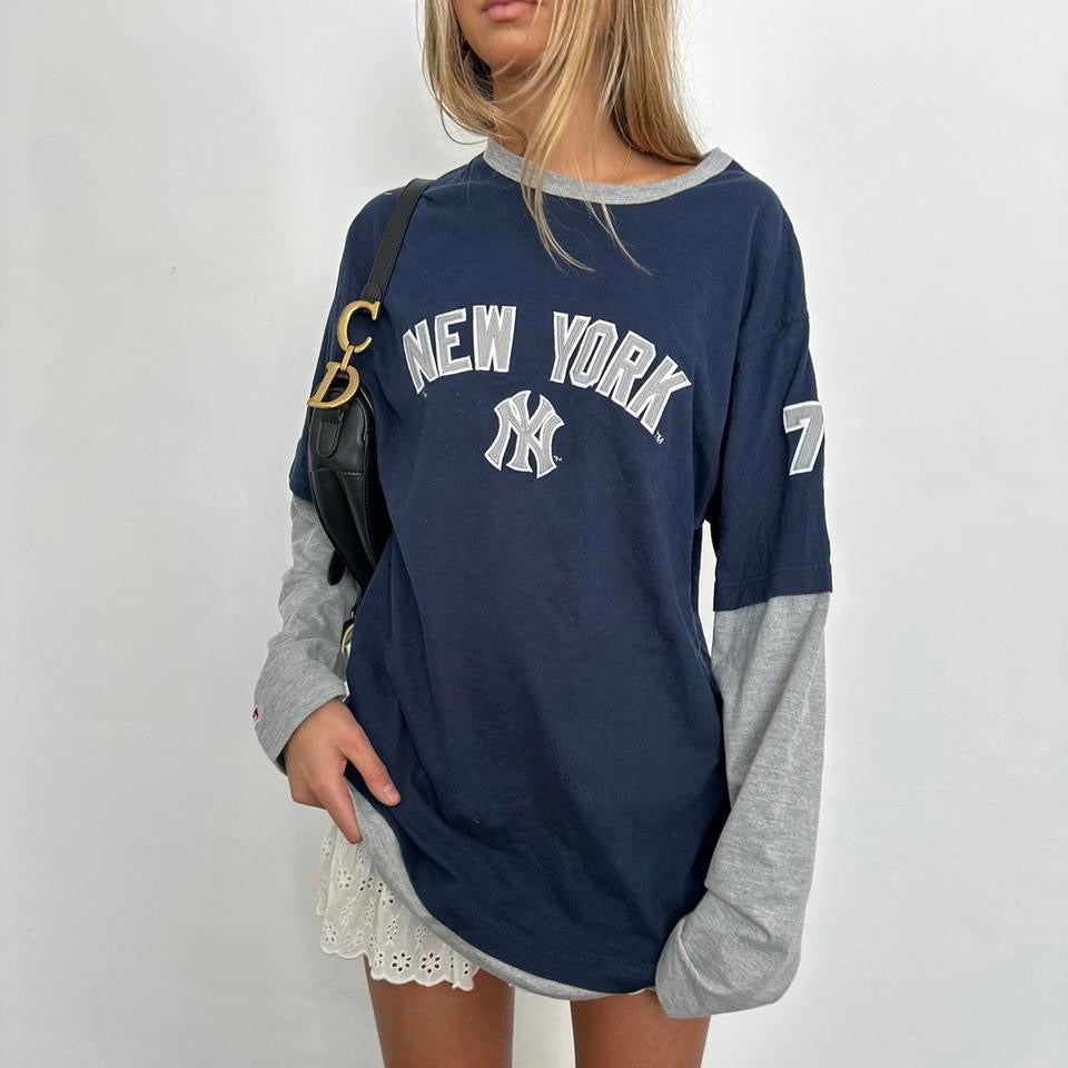 Vintage New York Yankees double layer long sleeve top