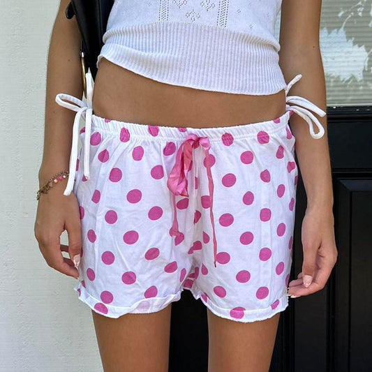Vintage 2000’s pink polka dots shorts