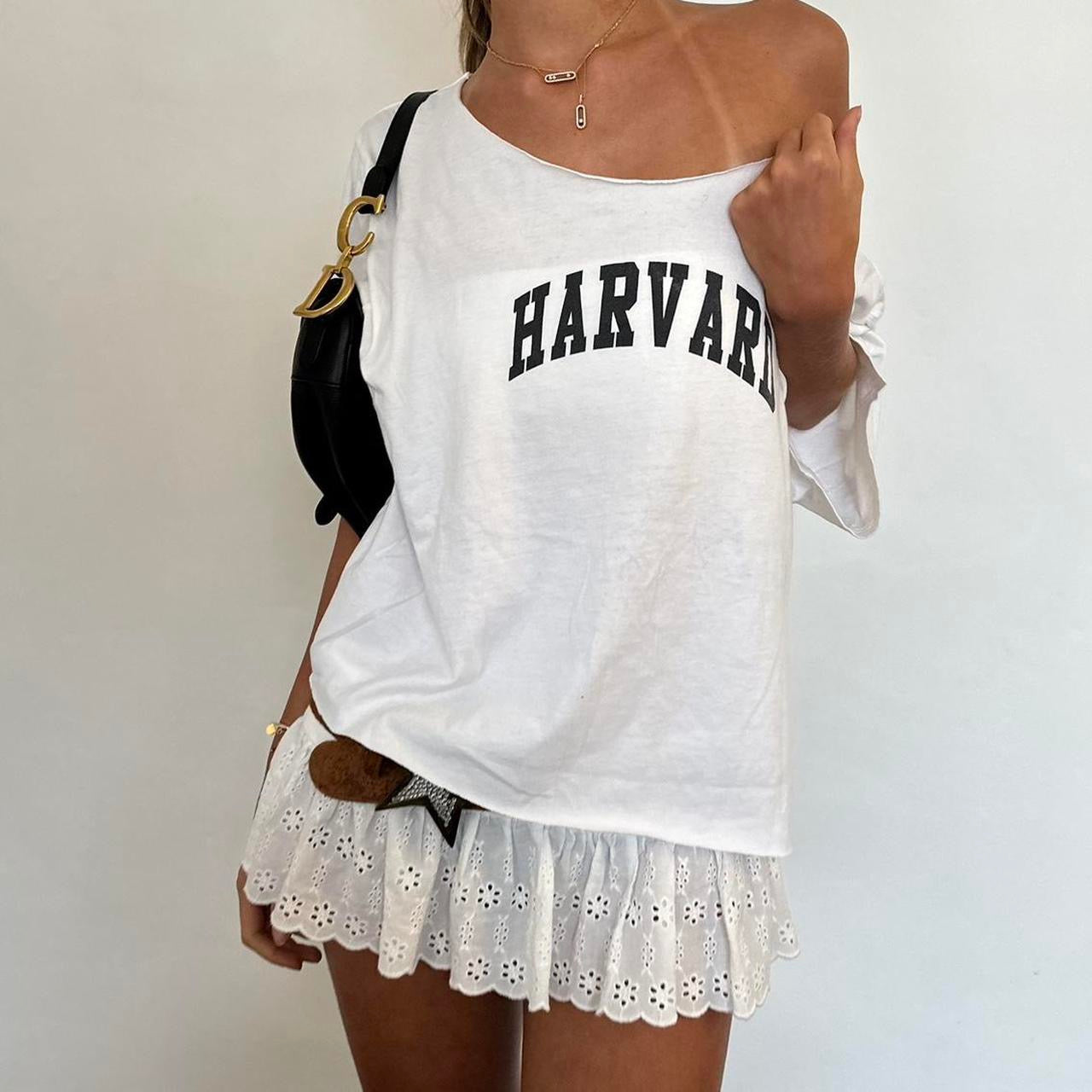 Vintage Harvard oversized tee