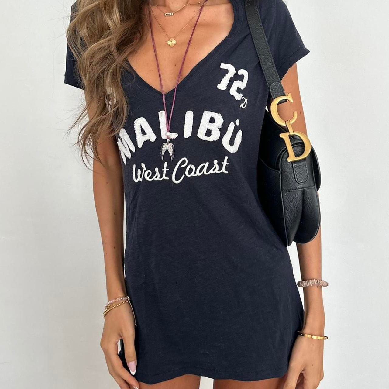 Vintage 2000s Malibu mini dress
