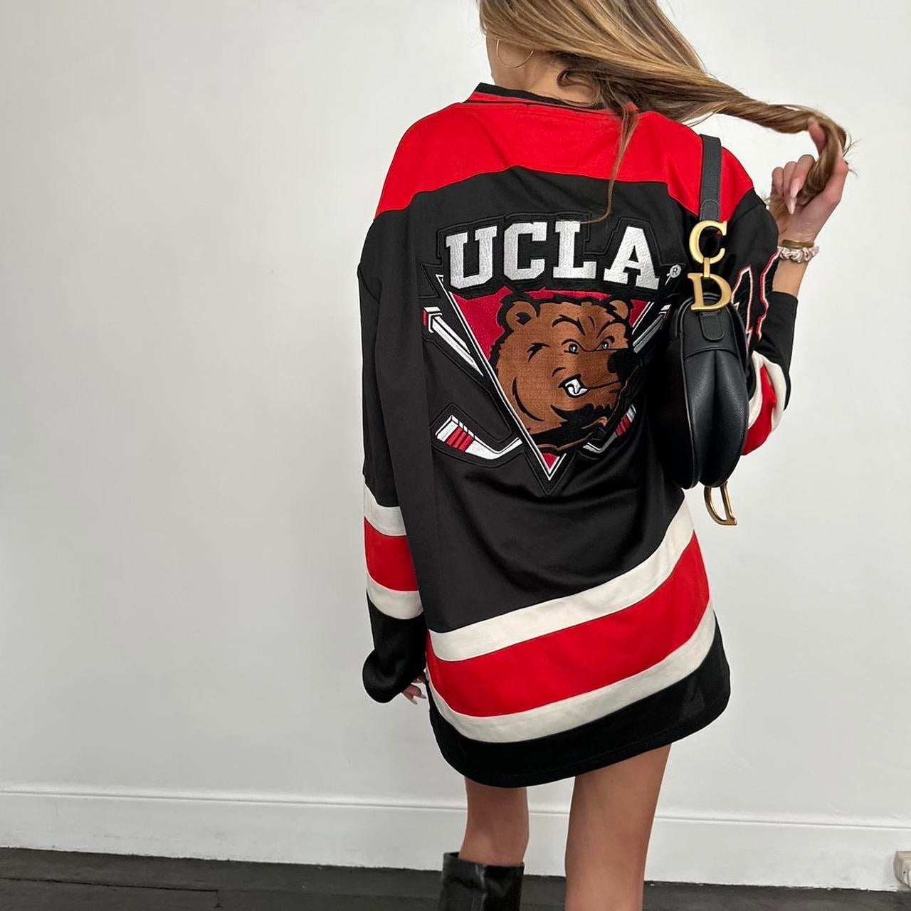 Vintage 2000’s UCLA black & red jersey