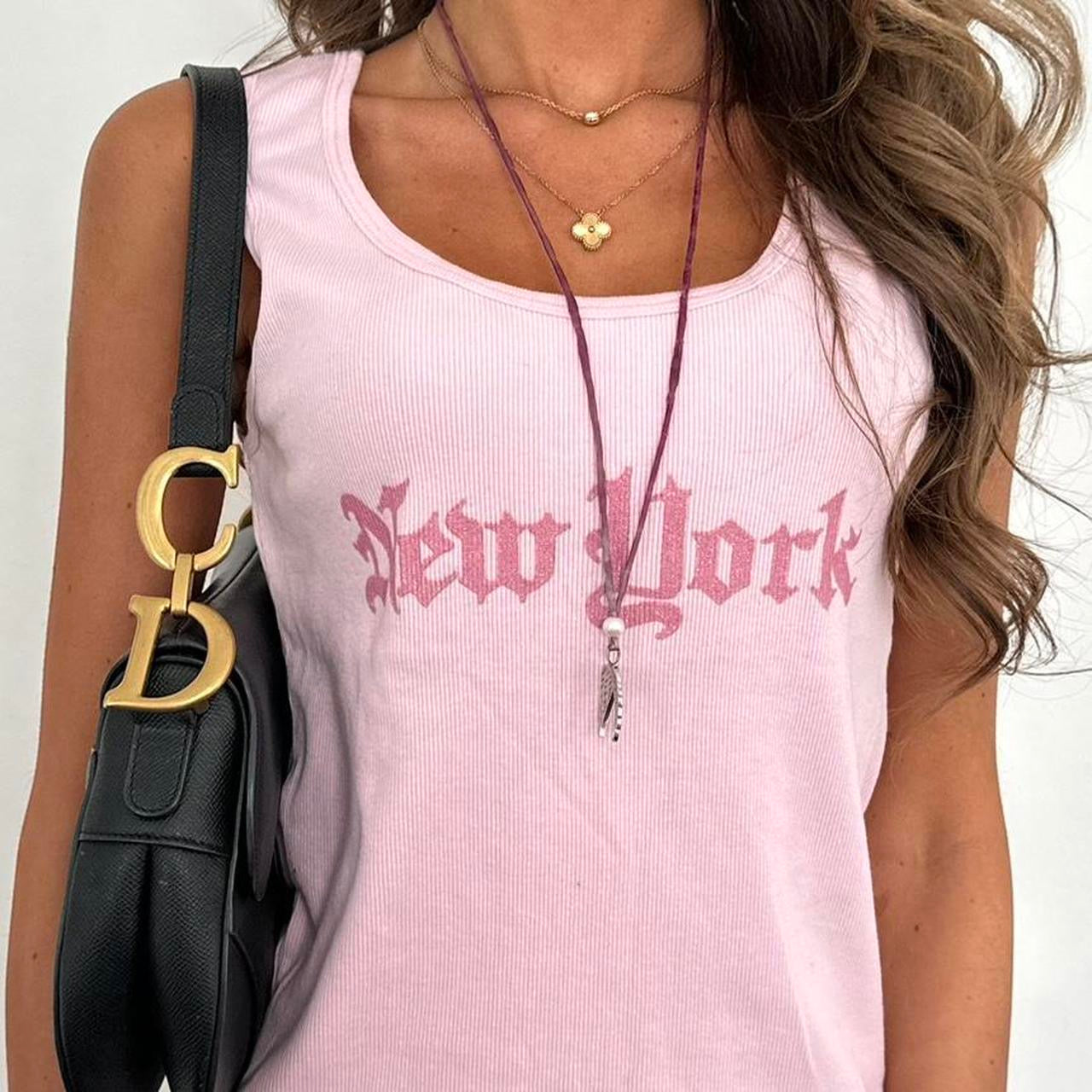 Vintage 2000’s pink New York tank top
