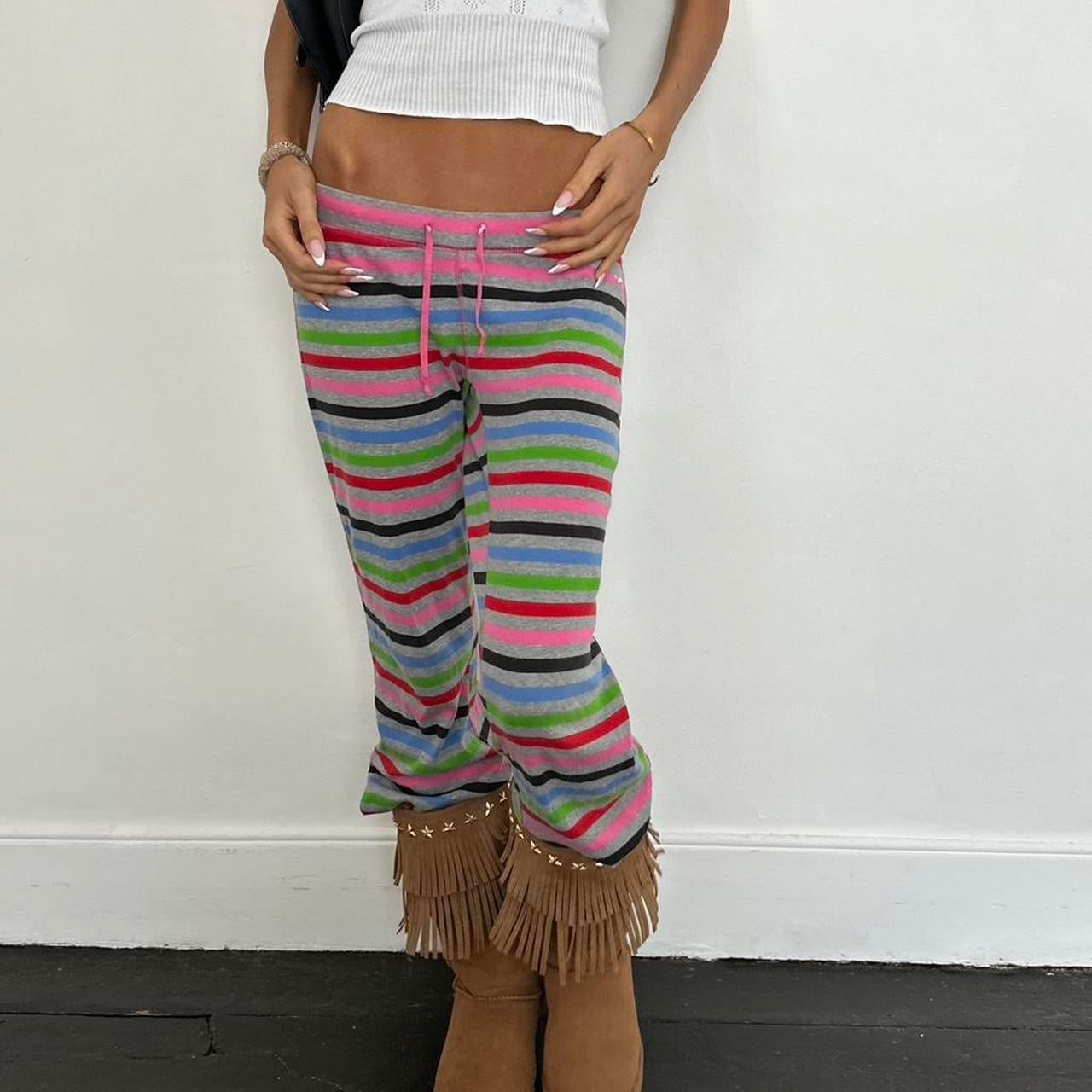 Vintage 2000’s Victoria’s Secret rare striped pants