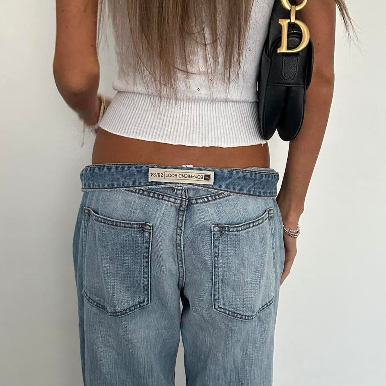 Vintage Gap 2000’s boyfriend bootcut blue jeans