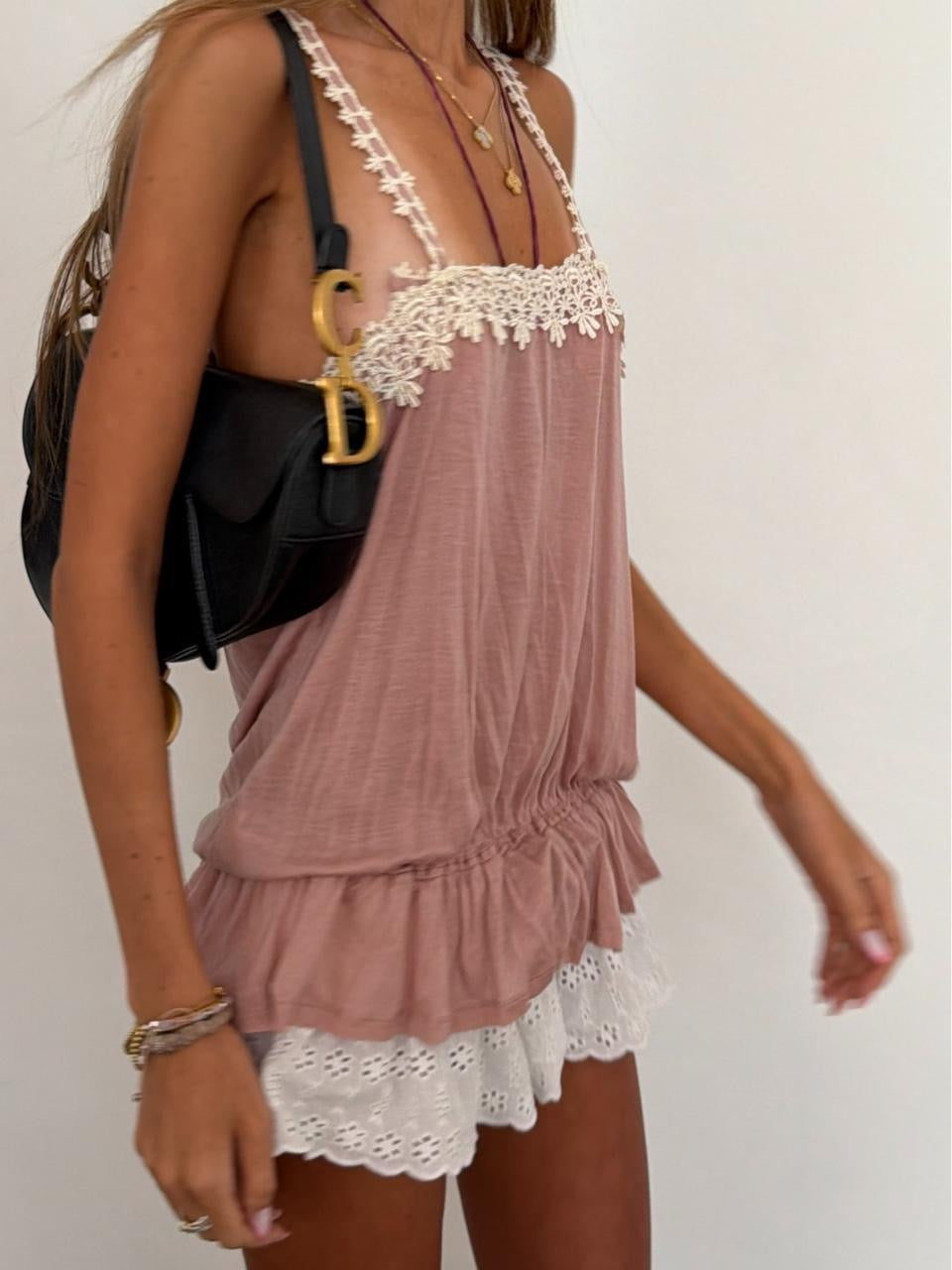 Vintage 00’s lace boho top