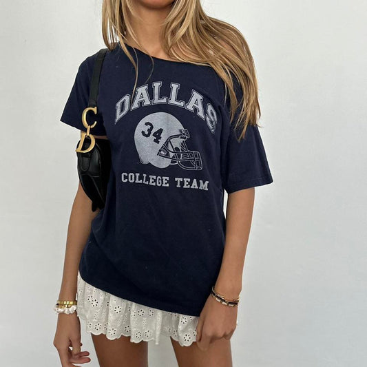 Vintage 90’s Dallas college team off the shoulder tee