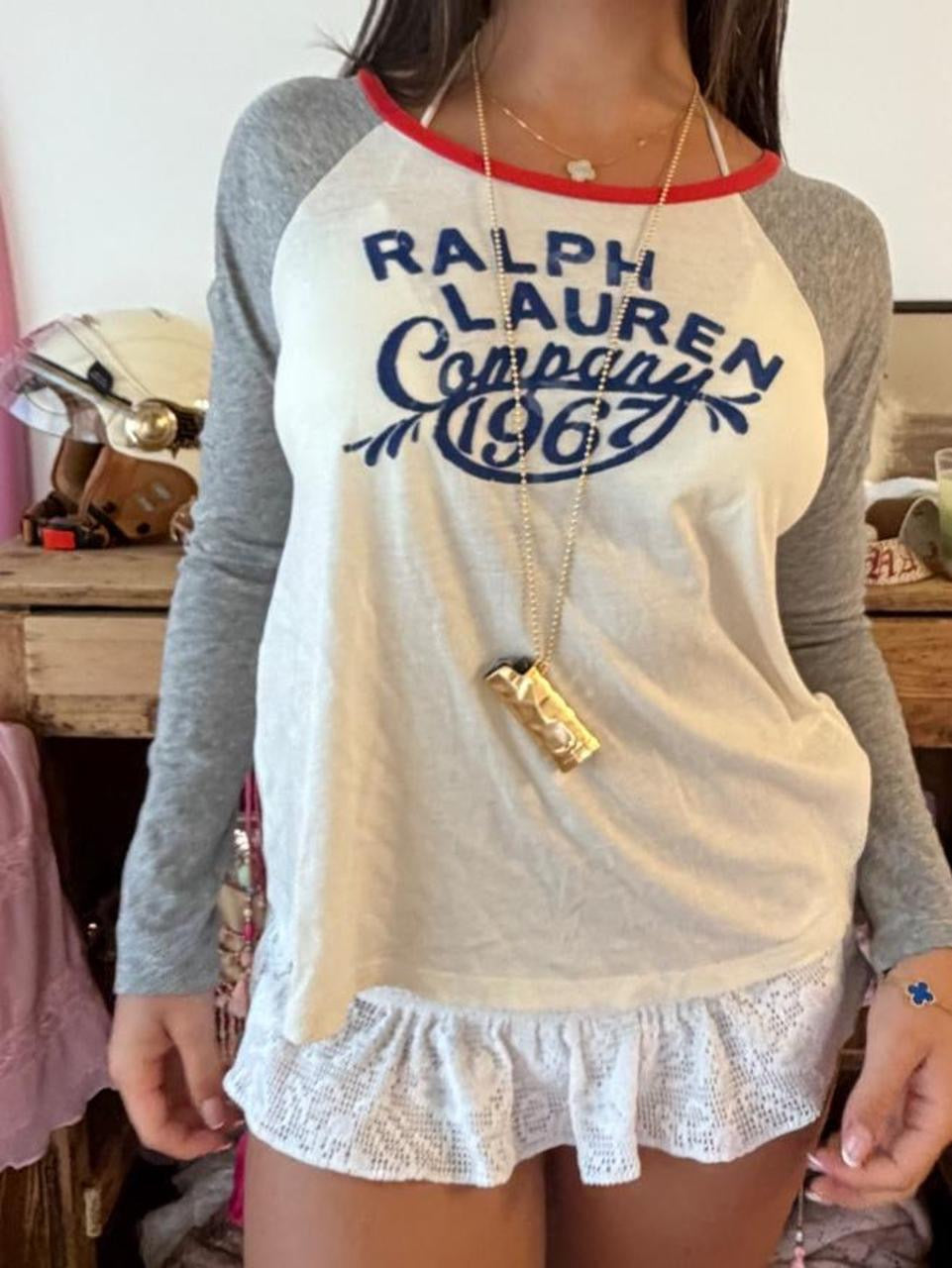 Vintage 90’s Ralph Lauren Union Jack long sleeve top