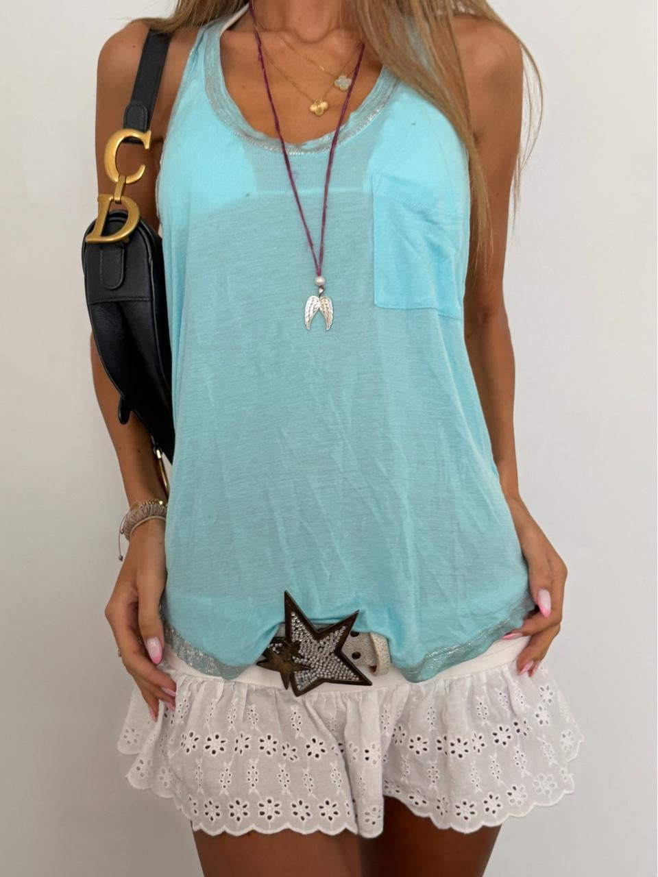 Vintage Zadig & Voltaire blue top