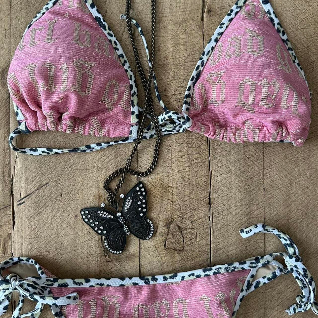 Vintage 90’s Victoria’s Secret pink script bikini