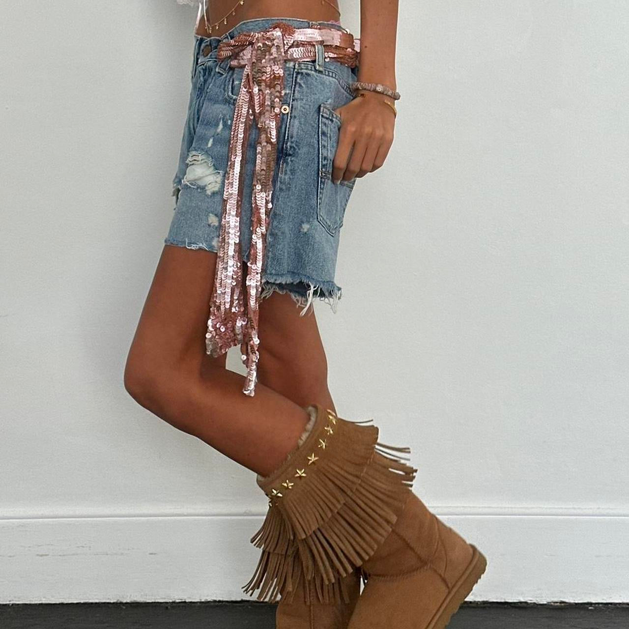 Vintage 00’s Ralph Lauren denim shorts