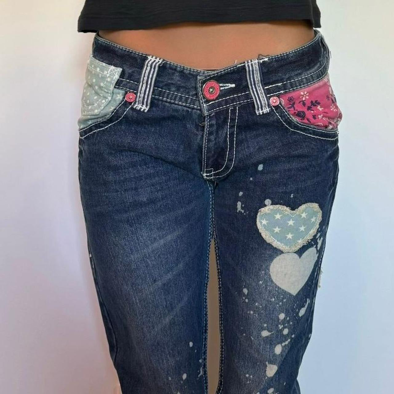 Vintage rare 90s island surf girl jeans