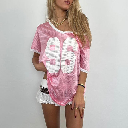 Vintage Malibu pink jersey