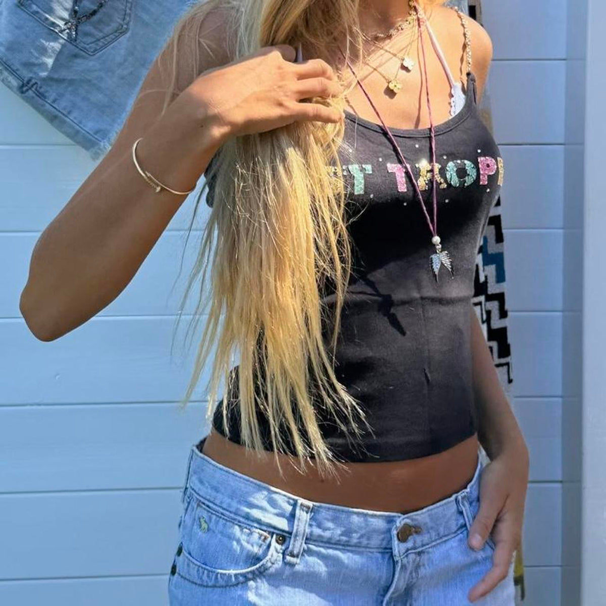 Vintage 90’s Saint Tropez design cami top