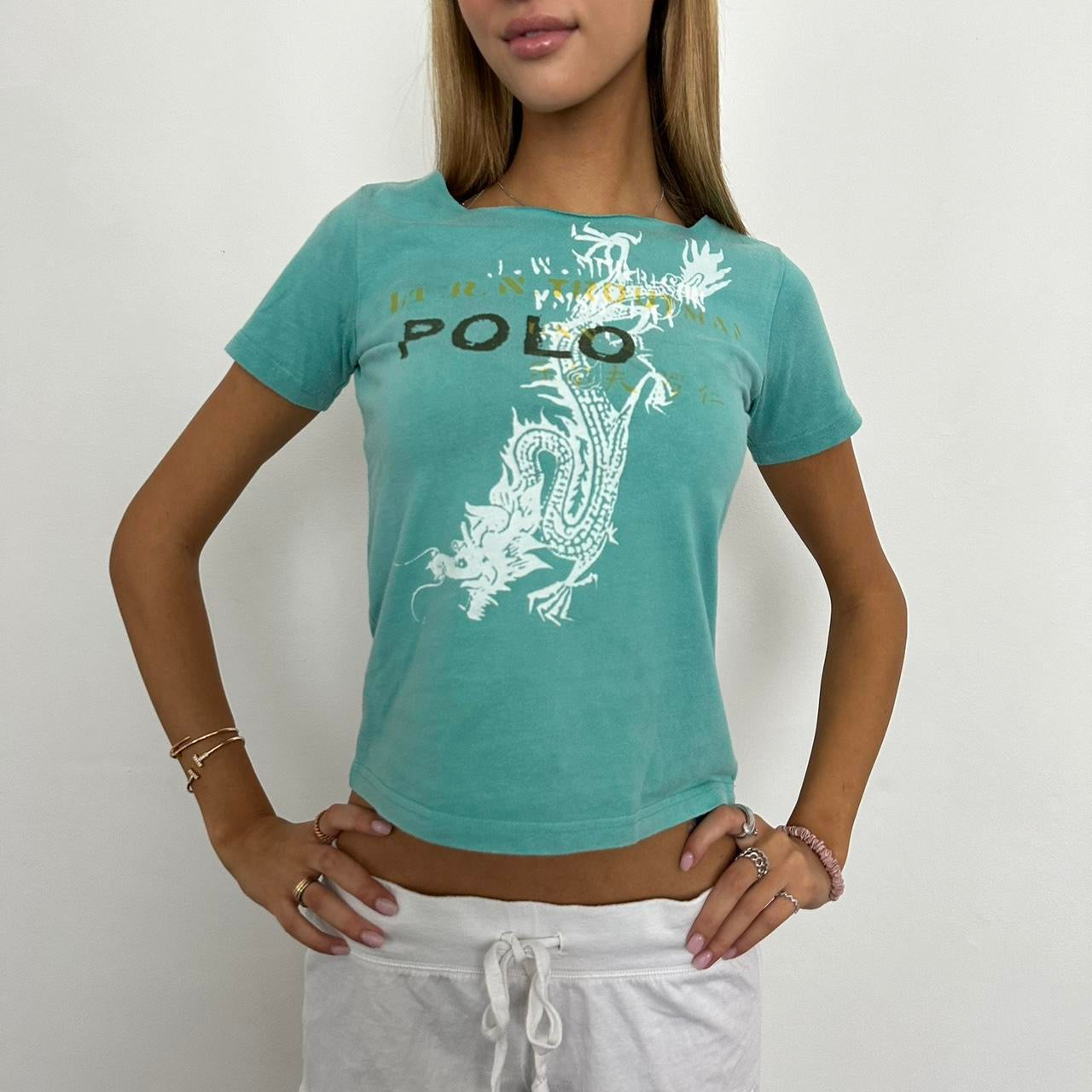 Vintage Ralph Lauren dragon baby tee