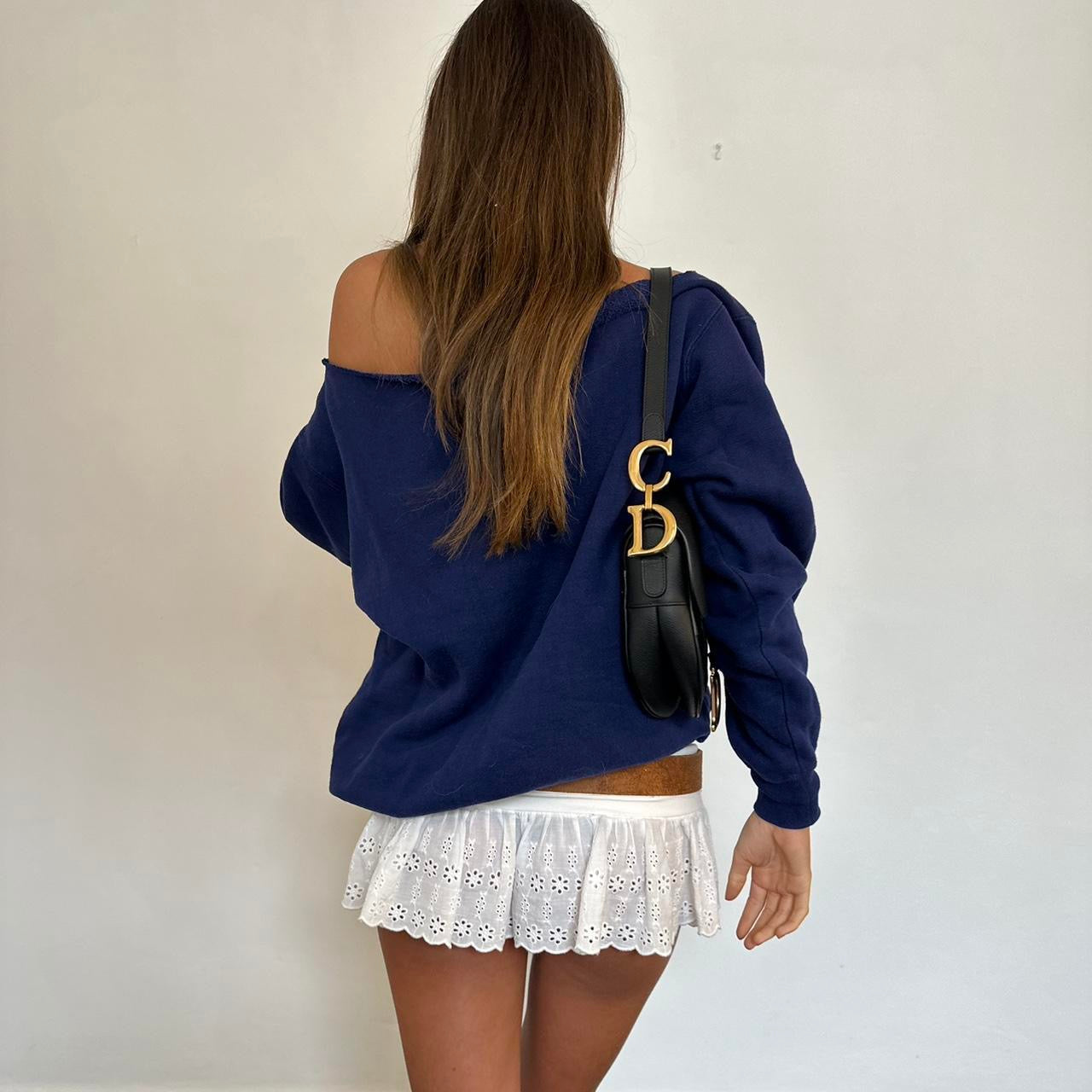 Vintage 90s Beverly Hills Polo Club off shoulder sweatshirt