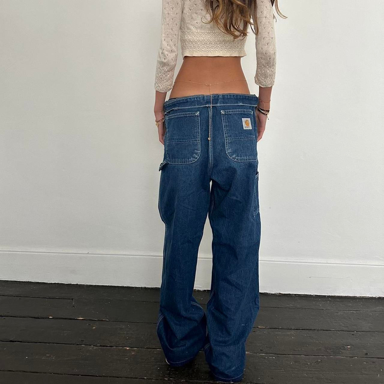 Vintage 90s Carhartt blue jeans